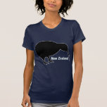 Pájaro del kiwi - Nueva Zelanda Camiseta