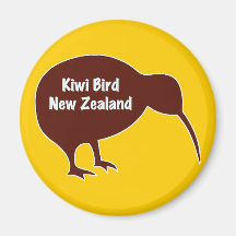 Pájaro del kiwi - Nueva Zelanda Imán De Nevera