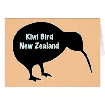Pájaro del kiwi - Nueva Zelanda Tarjeta