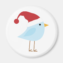 Pájaro del navidad iman