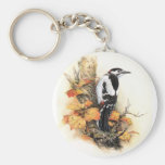 Pájaro del otoño llaveros personalizados