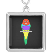 Pájaro del pinzón del arco iris. Pinzón de Gouldia Colgantes