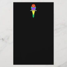 Pájaro del pinzón del arco iris. Pinzón de Gouldia Tarjetón