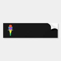 Pájaro del pinzón del arco iris. Pinzón de Gouldia Pegatina De Parachoque