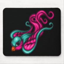 Pájaro del Punky - Mousepad Alfombrilla De Ratón