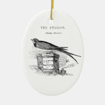 Pájaro del trago del vintage ornamento para reyes magos