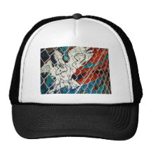 Pájaro en jaula gorros bordados