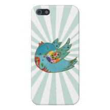 Pájaro feliz lindo iPhone 5 carcasa