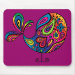 Pájaro Mousepad del arco iris