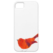 Pájaro rojo lindo iPhone 5 funda