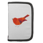 Pájaro rojo lindo organizadores