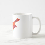 Pájaro rojo lindo taza de café