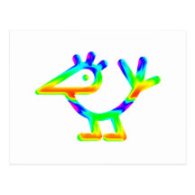 PAJARO TARJETA POSTAL