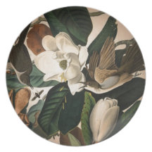 Pájaros de Audubon Plato Para Fiesta