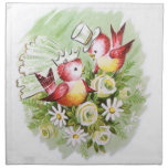 Pájaros del amor del boda servilletas