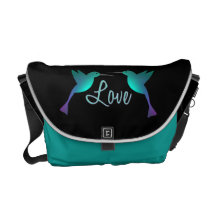 Pájaros del amor/del tarareo bolsas messenger