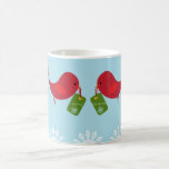 Pájaros dulces del navidad - taza