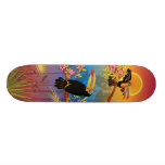 Pájaros tropicales patines personalizados
