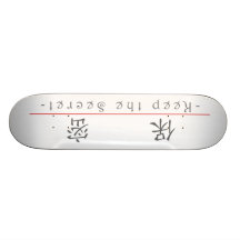 Palabra china para Keep el secreto 10185_1.pdf Monopatin Personalizado