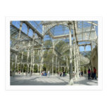 Palacio cristalino, postal de Madrid