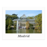 Palacio cristalino, postal de Madrid