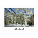 Palacio cristalino, postal de Madrid