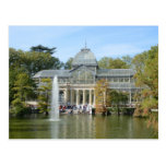 Palacio cristalino, postal de Madrid
