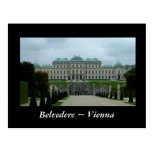 Palacio del belvedere tarjetas postales