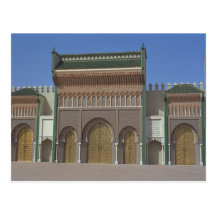 Palacio, Fes, Marruecos, África Postal