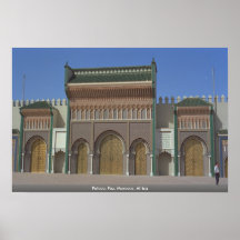 Palacio, Fes, Marruecos, África Posters