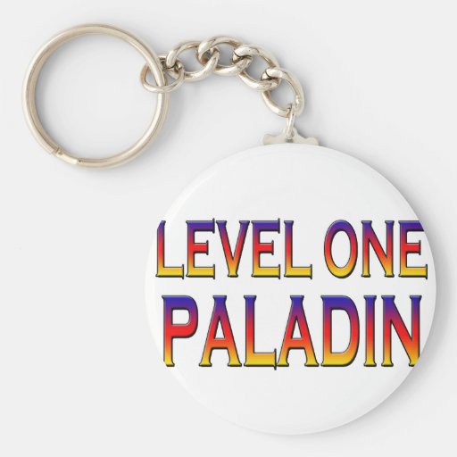Paladín del nivel uno llaveros