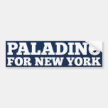 Paladino para la pegatina para el parachoques de N Etiqueta De Parachoque