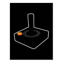 palanca de mando retra de 8 bits del juego postal