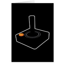 palanca de mando retra de 8 bits del juego felicitacion 