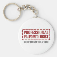 Paleontólogo profesional llavero personalizado