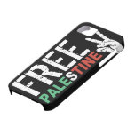 Palestina libre con el signo de la paz iPhone 5 Case-Mate carcasa
