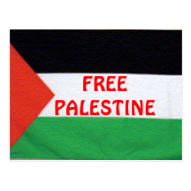 PALESTINA LIBRE Postcare Tarjeta Postal