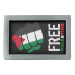 Palestina libre - puño cerrado hebilla de cinturon