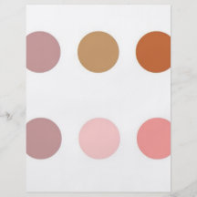 Paleta del maquillaje tarjeta publicitaria