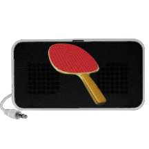 Paleta del ping-pong notebook altavoz