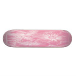Palidezca - el diseño gráfico de la flor rosada tablas de patinar