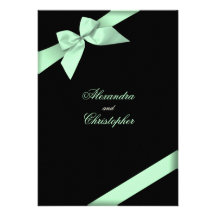 Palidezca - la invitación verde del boda de la cin