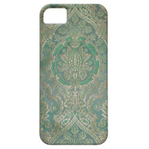 palidezca - la seda libanesa bordada verde iPhone 5 Case-Mate fundas