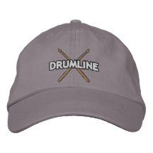 Palillos de Drumline cruzados Gorra De Beisbol Bordada