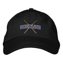 Palillos de Drumline cruzados Gorra De Béisbol