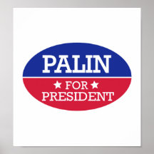 Palin para el presidente impresiones