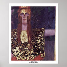 Pallas Athena de Klimt Gustavo Posters