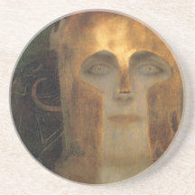 Pallas Athena por la escuela del misterio del oro  Posavasos Para Bebidas