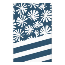 Palma de fan: Azul y blanco Papeleria