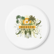 Palmera México Iman De Frigorífico